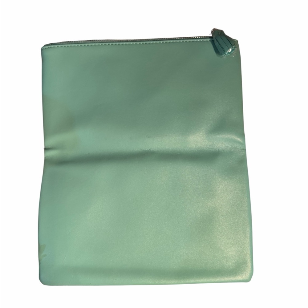 Rachal Pally Tropical Print Reversible Clutch - Coral and Mint - Picture 4 of 8